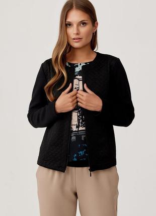 Жакет жіночий чорний sm504, sunwear осінь-зима 2023-2024