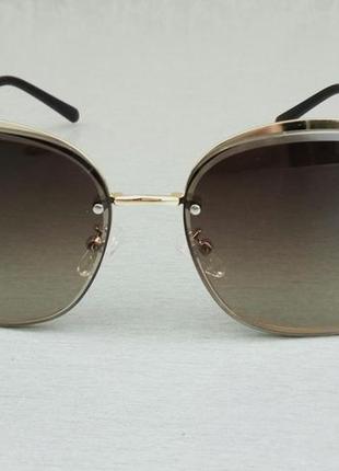 Bvlgari очки женские солнцезащитные коричневые с градиентом2 фото