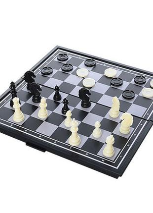 Магнитные шахматы и шашки 9888a карты в комплекте топ