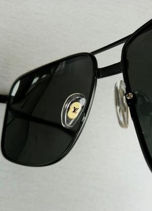 Louis vuitton окуляри чоловічі сонцезахисні чорні поляризированые8 фото