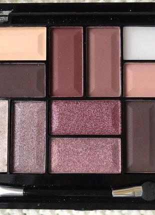 Палетка теней для век bless beauty color block eye shadow palette 12 тонов4 фото