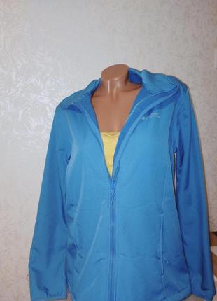 Жіноча куртка софтшел/mountain warehouse/вітровка/спортивна куртка на флісі/жіночий одяг"2 фото