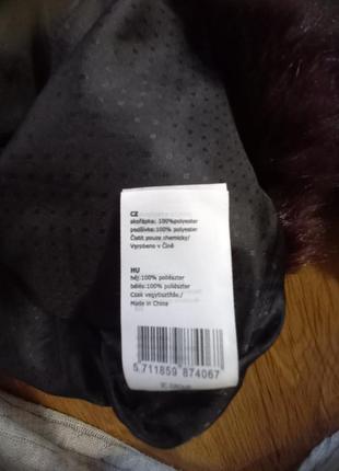 Шуба полушубок куртка женский короткий искусственный мех бордовый l7 фото