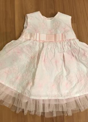 Платье на новорождённую девочку