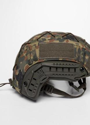 Кавер на шлем fast, mich флектарн / сетка хаки из плотной ткани 240 г/м2