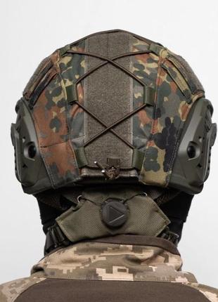 Кавер на шлем fast, mich флектарн / сетка хаки из плотной ткани 240 г/м2