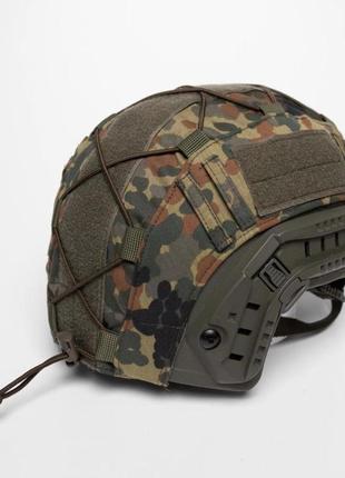 Кавер на шлем fast, mich флектарн / сетка хаки из плотной ткани 240 г/м2