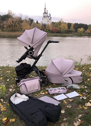 Stokke xplory brushed lilac як нова з документами та коробками4 фото