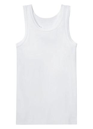 Майка натільна бавовняна для хлопчика pepperts 370654 білий