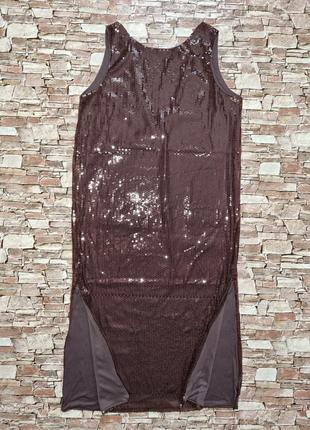 Сукня міді reserved в пайєтки.5 фото