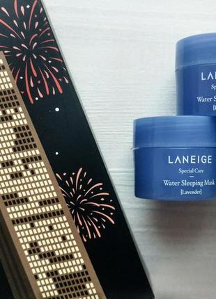 💜нічна зволожуюча лавандова маска для обличчя laneige water sleeping mask 💜