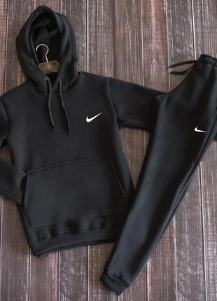 Худі + штани ❄️ зимовий спортивний костюм на флісі nike