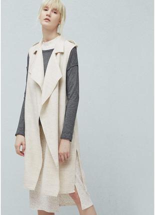 Безрукавка из экоткани, рамия, оригинал