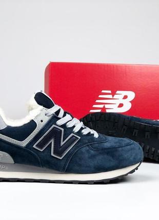 Женские кроссовки с мехом new balance 5744 фото