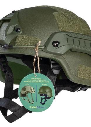 Тактичний шолом каска mich 2000 assault shell helmet nij iiia балістичний від global ballistics