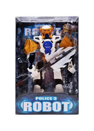 Дитяча іграшка робот police 3 2018-26 зі зброєю топ