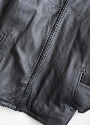 Мужская демисезонная куртка из натуральной кожи helium3 фото