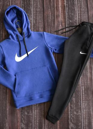 Худи + штаны ❄️ зимний спортивный костюм на флисе nike