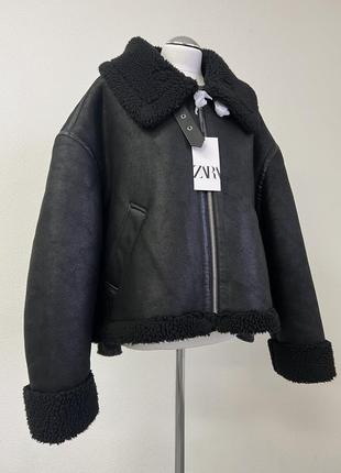Дубленка zara