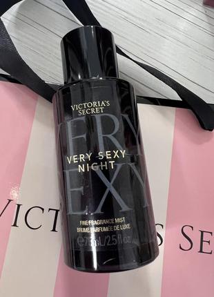 Новое! оригинал victorias secret very sexy night 75 мл2 фото