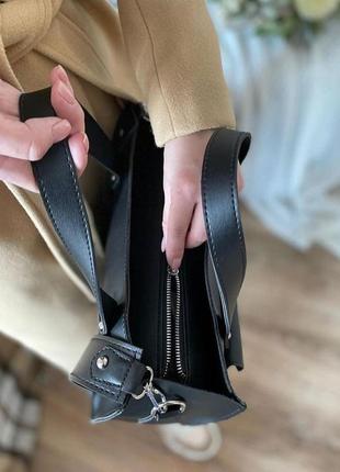 Сумка повседневная женская модные сумки с широким ремнем среднего размера2 фото