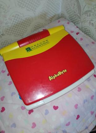 Детский обучающий/игровой компьютер ноутбук alphabyte oregon scientific2 фото