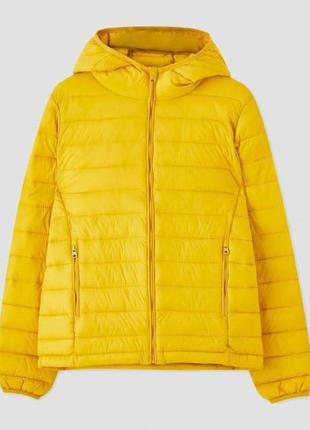 Желтая куртка pull &amp; bear, размер s7 фото