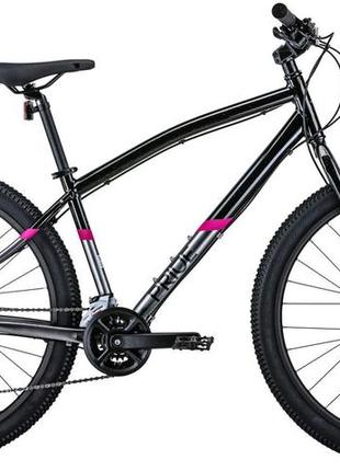 Велосипед 27,5" pride rocksteady al 7.2 рама - l 2022 чорний