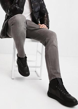 Мужские, кожаные, демисезонные ботинки geox u tonale b abx с amphibiox, оригинал - 44р...