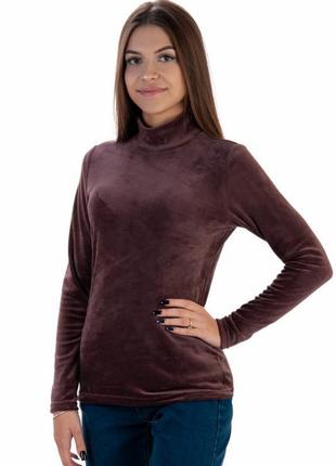 Гольф теплий велюр на хутрі2 фото