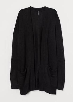 Черный жіночий кардиган, 18 размер от f&f, англия1 фото
