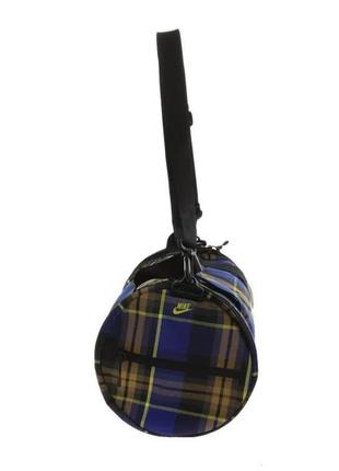 Стиль сумка бочонок nike raceday md duffel plaid4 фото