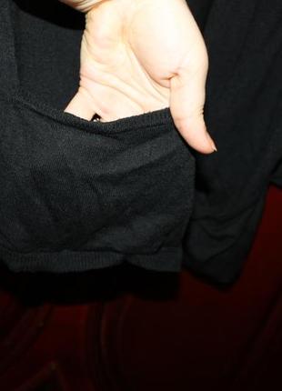 Черный жіночий кардиган, 18 размер от f&f, англия4 фото