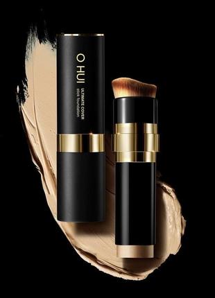 Тональная основа-стик o hui ultimetate cover stick foundation 01 milk beige1 фото