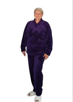 Жіноча махрова (пушиста) піжама.