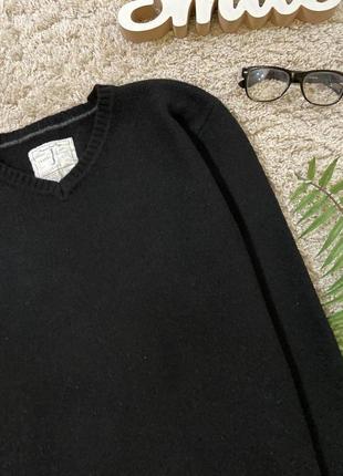Базовий щільний вовняний пуловер джемпер #1194 фото