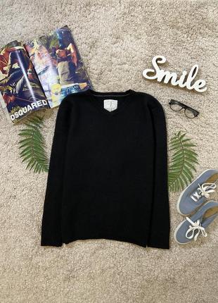 Базовий щільний вовняний пуловер джемпер #1192 фото