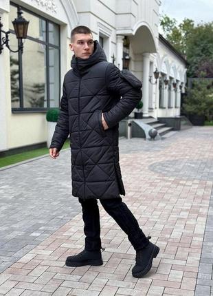 Куртка-пальто pobedov zmist, чорний1 фото