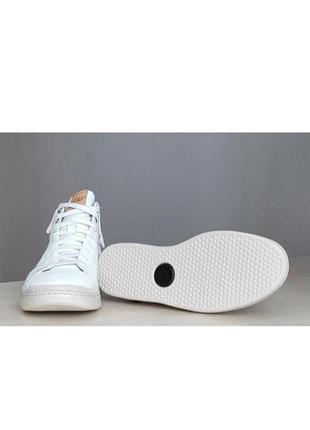 Ugg. оригин ботинки кожа натуральная белые ботинки сникеры5 фото