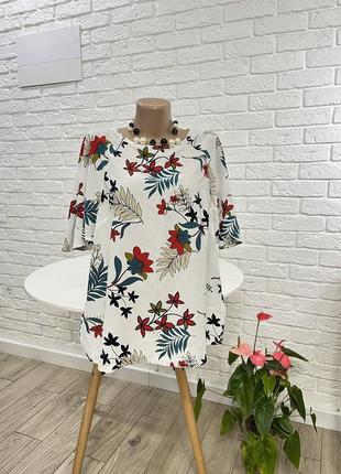 Ошатна блузка блуза р 50 бренд  "tu"9 фото
