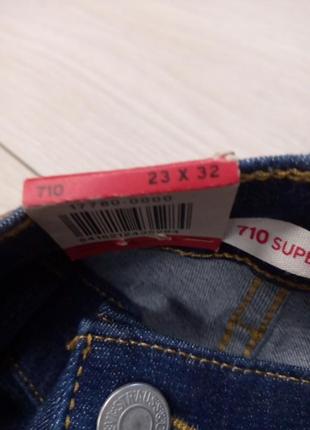 Джинсы женские levi's 710 23/325 фото