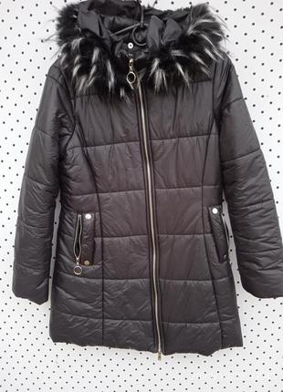 Зимняя  теплая куртка,  с капюшоном, от italia  fashion1 фото