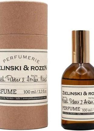 Парфуми zielinski & rozen black pepper & amber, neroli 110 мл