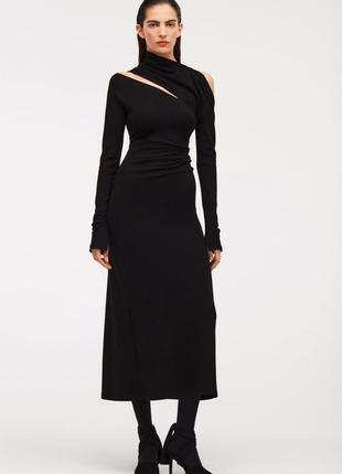 Zara платье шерсть, s, xs