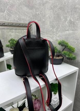 Миниатюрный женский рюкзак на одно отделение3 фото