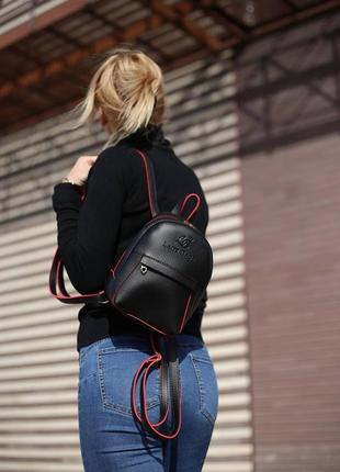 Миниатюрный женский рюкзак на одно отделение6 фото