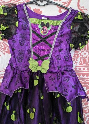 Платье костюм на хелловин минные маус вампира