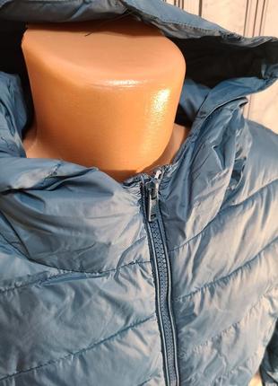 Пуховая демисезонная куртка легкая стеганая4 фото