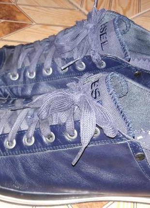 Кожаные кеды кроссовки diesel