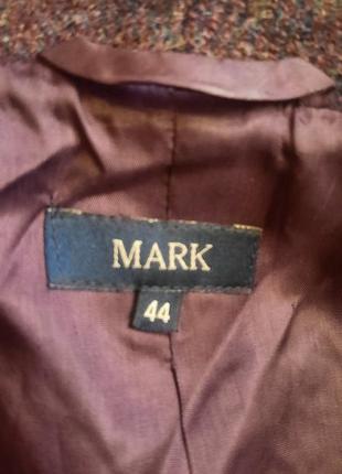 Качественный дизайнерский шерстяной теплый жакет в стиле gortz pacini rundholz от mark harris tweed3 фото